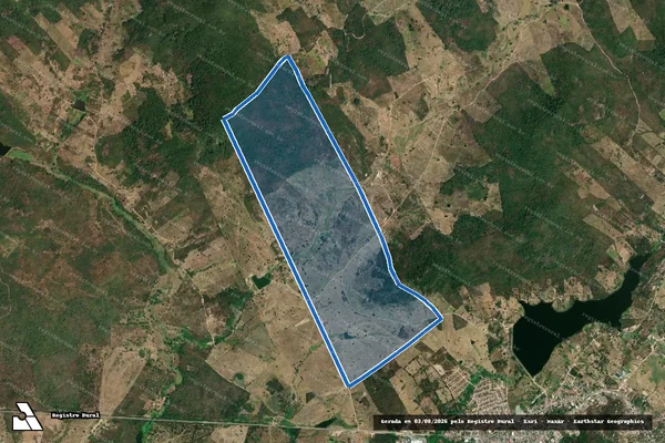 Imagem de satélite de SÍTIO SÃO FRANCISCO - ÁREA REMANESCENTE em Pedra - PE