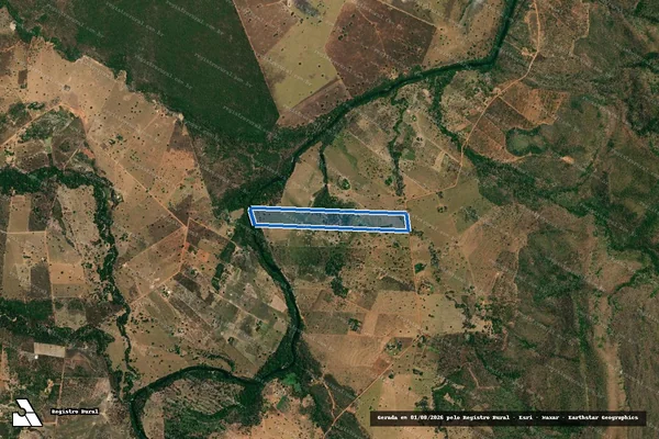 Imagem de satélite de LOTE 22 - P.A FARTURA - 001 em Formosa - GO