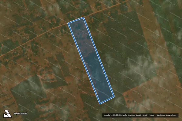 Imagem de satélite de AMAP ? Gleba A - Lote 7 em Rochedo - MS