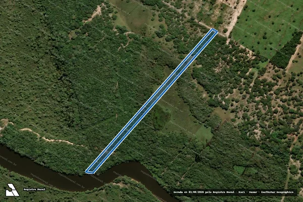 Imagem de satélite de FAZENDA SÃO JOSÉ - Gleba  15 em Nova Crixás - GO