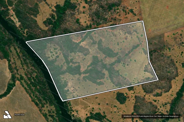 Imagem de satélite de FAZENDA NASCIMENTO - FAZENDA NASCIMENTO em Israelândia - GO