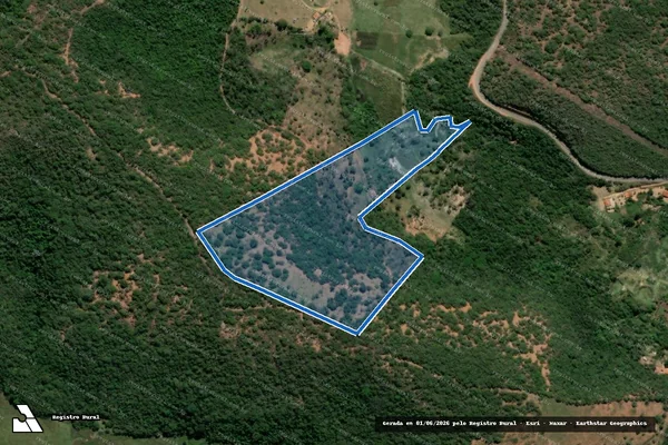Imagem de satélite de FAZENDA BELA VISTA - Parte 1 em Catuji - MG