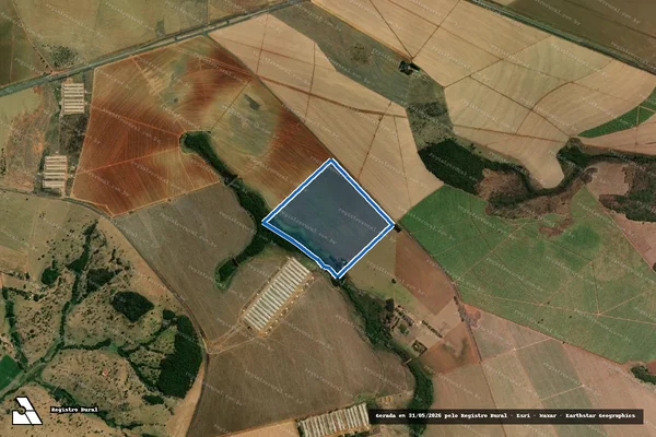 Imagem de satélite de Fazenda Santa Rosa, Três Barras, Vinagre e Vauzinho, lugar denominado Santa Dulcinéia - . em Morrinhos - GO