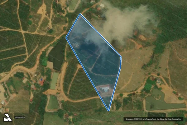 Imagem de satélite de SÍTIO DUAS IRMÃS  - Parcela Única em São Gabriel da Palha - ES