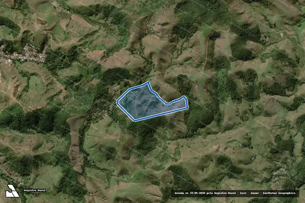 Imagem de satélite de Fazenda União - Gleba 01 - Gleba 01 em Rio das Flores - RJ