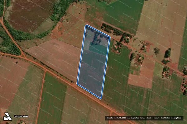 Imagem de satélite de Lote 176 ? Projeto de Assentamento Ranildo da Silva - Área do Lote 176 em Nova Alvorada do Sul - MS
