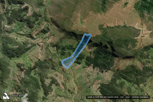 Imagem de satélite de FAZENDA CARAIVA - Parte 1 em Felisburgo - MG