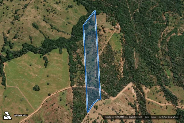 Imagem de satélite de FAZENDA BURITI - Gleba 2 em Caldas Novas - GO