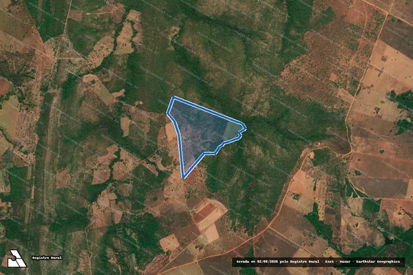 Imagem de satélite de Lote 32 ? Projeto de Assentamento Dom Roriz (Gleba 02) - Lote 32 ? P.A. Dom Roriz (Gleba 02) em Minaçu - GO