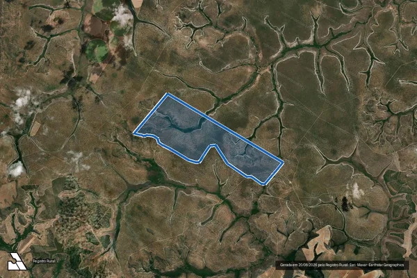 Imagem de satélite de FAZENDA BOA VISTA OU PORTEIRAS - Gleba 2622 em Santa Fé de Minas - MG