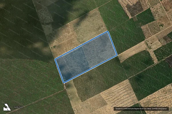 Imagem de satélite de Lote ? 121 ? PA Campo Alegre - Perímetro em Wanderley - BA