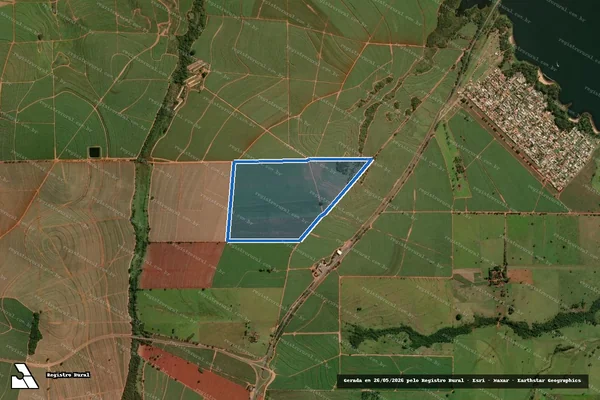 Imagem de satélite de LOTE A-1 - Parte 1 em Santo Inácio - PR