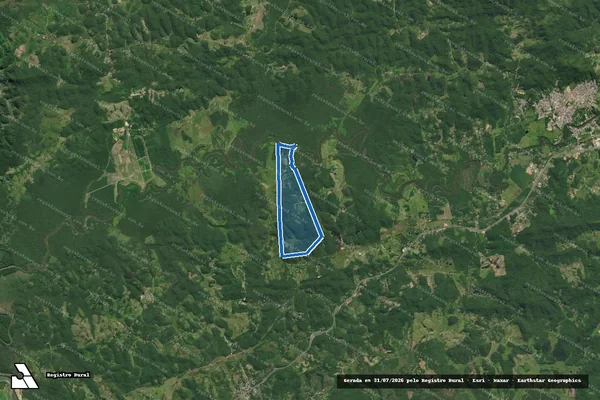 Imagem de satélite de Fazenda Escalvado - Parcela 1 em Juquiá - SP