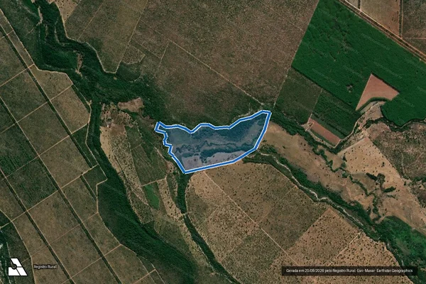 Imagem de satélite de Fazenda Vargem Bonita de Baixo e Buriti - 001 em João Pinheiro - MG