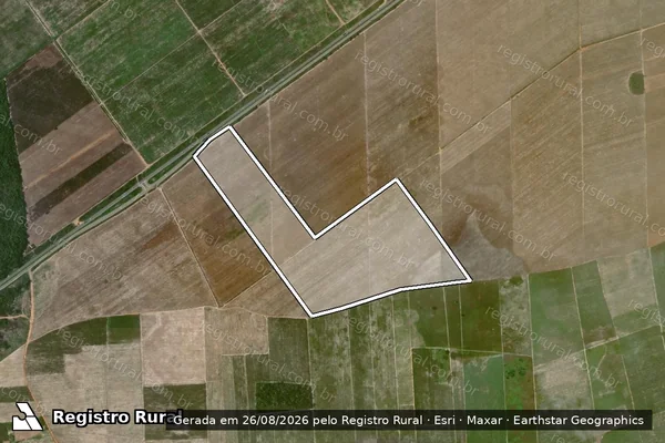 Imagem de satélite de Fazenda Bristol - Fazenda Bristol ? Gleba C em Cruz do Espírito Santo - PB