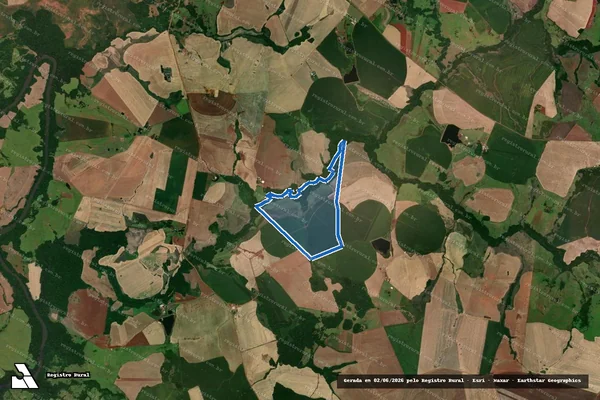 Imagem de satélite de Fazenda do Conde - Parte 1 em São Nicolau - RS