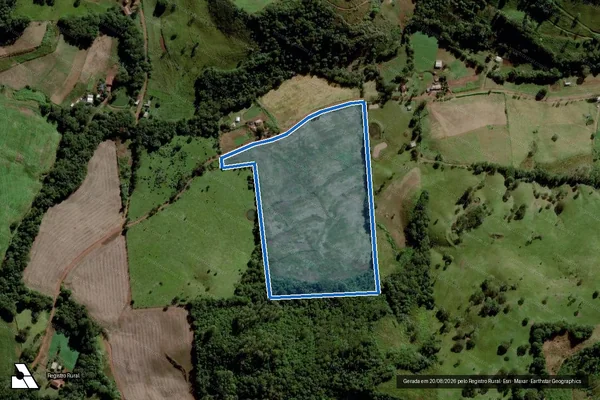 Imagem de satélite de Parte do Lote Colonial Rural n.º 146 - GLEBA 2 em Santa Terezinha do Progresso - SC
