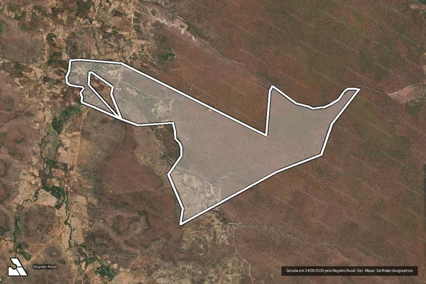 Imagem de satélite de FAZENDA MALHADINHA - 001 em Nazaré do Piauí - PI