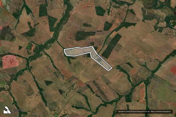 Imagem de satélite de Sítio Barreiro de Cima - Parte 1 em Paranaíba - MS