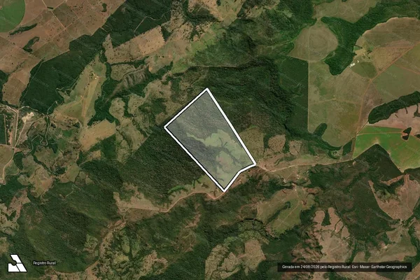 Imagem de satélite de Fazenda Shangrilá em Poxoréu - MT