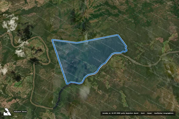 Imagem de satélite de Fazenda Curralzinho - Parte 1 em Chapada dos Guimarães - MT