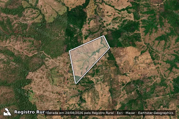 Imagem de satélite de Lote 50 Loteamento Araguacema 19ª Etapa - Gleba 8 em Dois Irmãos do Tocantins - TO