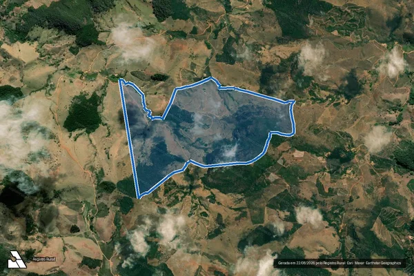 Imagem de satélite de Bom Sucesso e Santo Antônio - Parcela 1 em Raul Soares - MG