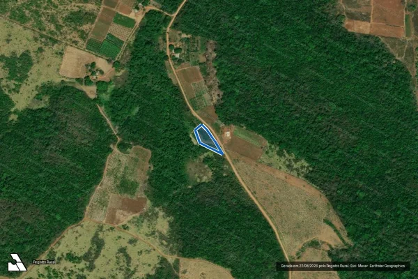 Imagem de satélite de Sítio Três Irmãos  - ÁREA DESMEBRADA em Alto Alegre - RR