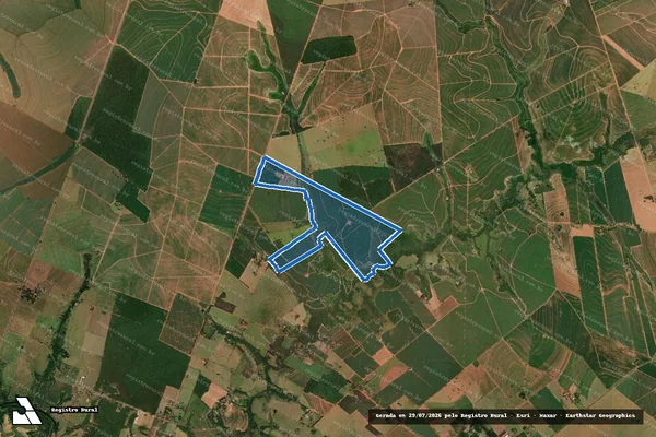 Imagem de satélite de Fazenda Picadão - Fazenda Picadão em Tupã - SP
