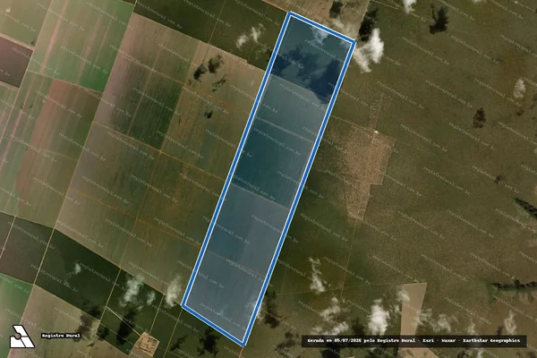 Imagem de satélite de FAZENDA SENHOR DO BONFIM em Formosa do Rio Preto - BA