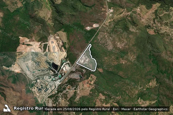 Imagem de satélite de FAZENDA SOBRADINHO DEN QUEIMA LENÇOL E CACHOEIRA em Brasília - DF