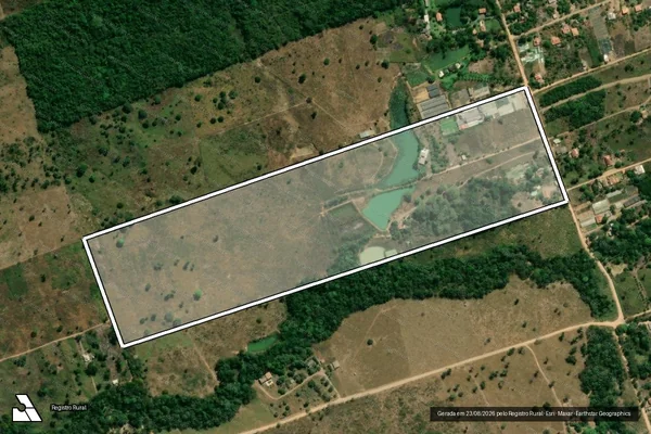 Imagem de satélite de PROJETO DE ASSENTAMENTO PALMARES SUL ? LOTE 45 - LOTE 45 em Parauapebas - PA