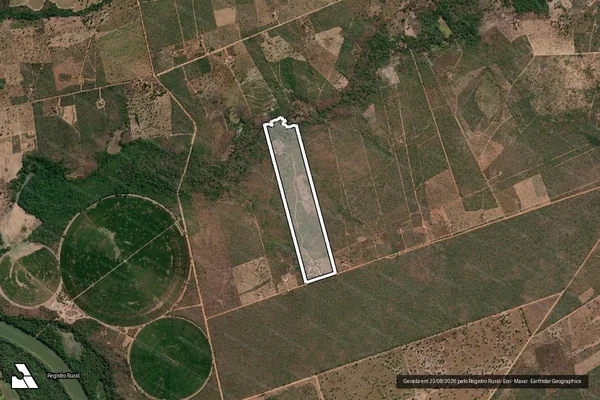 Imagem de satélite de LOTE 61 - Projeto de Assentamento Tanque Rompe Dia - Parte 1 em Várzea da Palma - MG