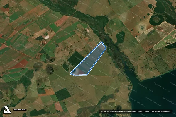 Imagem de satélite de Fazenda Trindade -  GLEBA B2 em Anaurilândia - MS