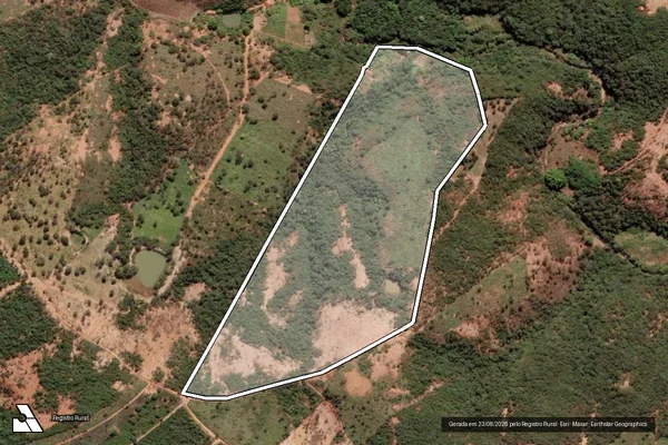 Imagem de satélite de FAZENDA PINDAIBA-GUARA - Parcela 1 em Rubelita - MG