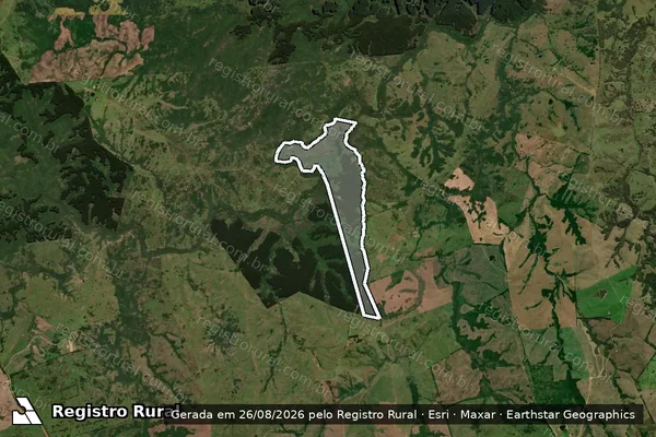 Imagem de satélite de CAMPO SANTA PAULA - Gleba  01 em Herval - RS