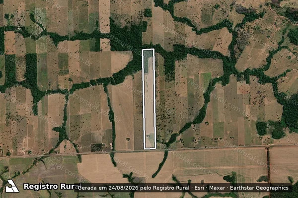 Imagem de satélite de PROJETO DE ASSENTAMENTO SÃO PEDRO – LOTE Nº 097