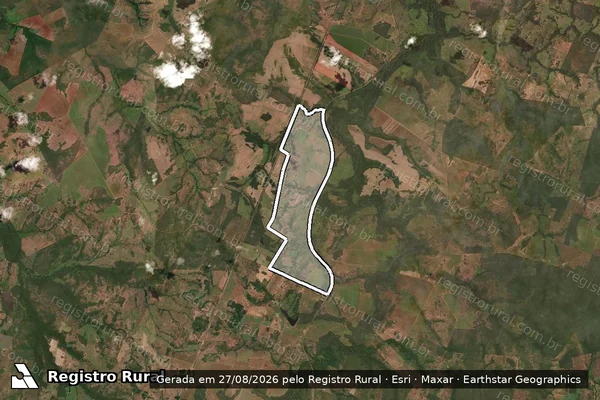 Imagem de satélite de FAZENDA TALISMÃ/LOT.BARRO ALTO e FAZ.LAGES - Parte 1 em Porangatu - GO