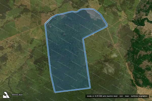 Imagem de satélite de FAZENDA FILADÉLFIA - Parte 1 em Guarantã do Norte - MT