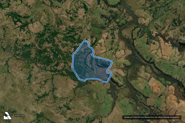 Imagem de satélite de Fazenda da Pinha - Fazenda da Pinha C em Rosário do Sul - RS