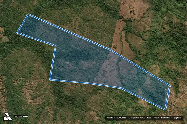 Imagem de satélite de Fazenda Caruaru - Parte A em Fátima - TO