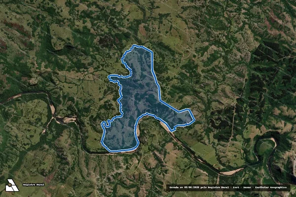 Imagem de satélite de Fazenda Corunilha - Parte 1 em Santana da Boa Vista - RS