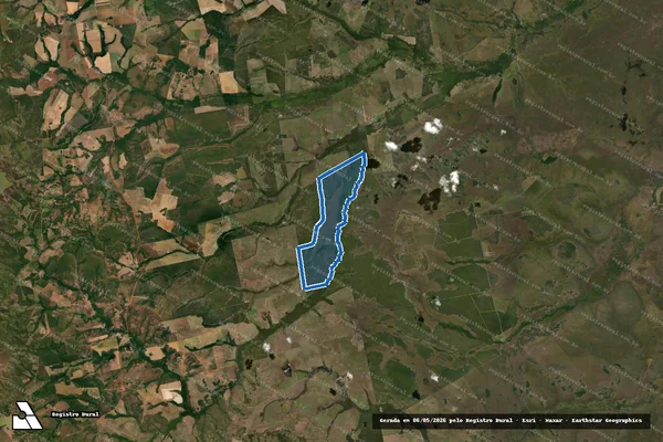 Imagem de satélite de Fazenda Arca de Brasília - PARTE 2 em Serra Nova Dourada - MT