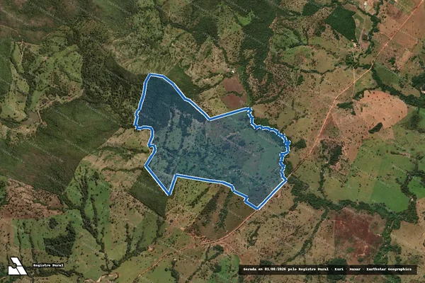Imagem de satélite de FAZENDA ENGENHO DE SANTANA - Gleba I em Hidrolina - GO