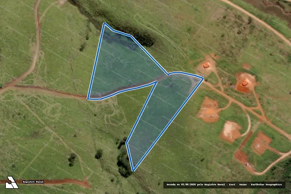 Imagem de satélite de Fazenda Lavrinha - Gleba 89 em Congonhas do Norte - MG