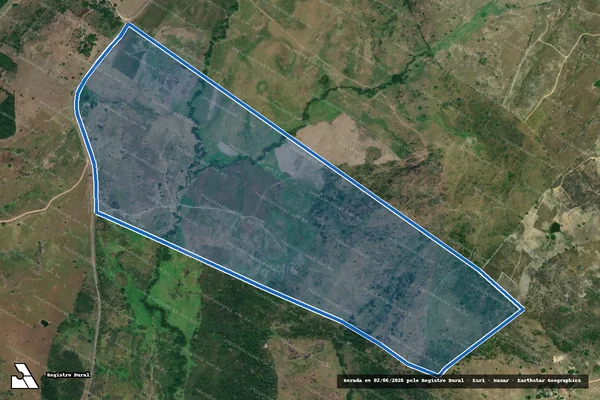 Imagem de satélite de FAZENDA BEBEDOURO - Parte 1 em Boca da Mata - AL