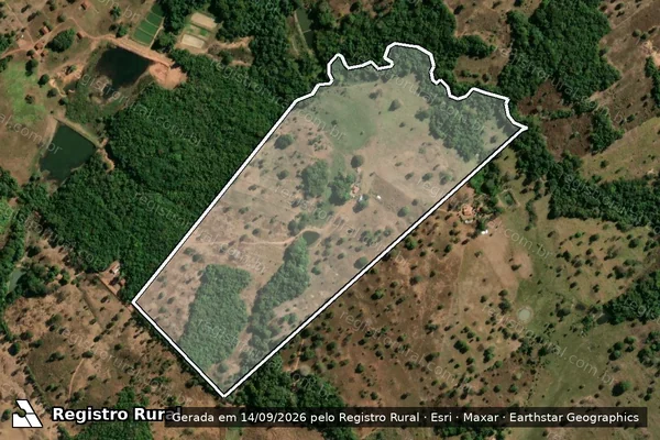 Imagem de satélite de Lote 12 – Projeto de Assentamento Retiro Velho / Lote 12 – Projeto de Assentamento Retiro Velho