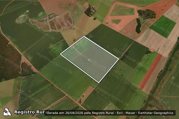 Imagem de satélite de FAZENDA PRIMAVERA-parte 01 - Gl_03 em Dourados - MS