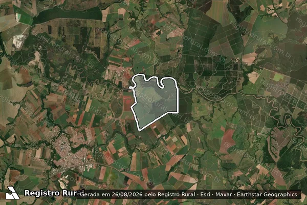 Imagem de satélite de Fazenda São José do Conchal - Horto Ouro Verde em Mogi Mirim - SP