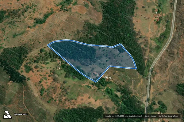 Imagem de satélite de Granja Heloisa - Parcela Única em Rio Casca - MG
